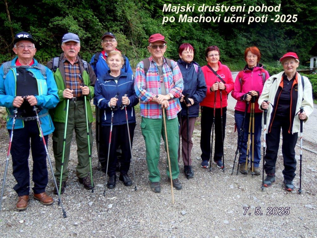 Majski društveni pohod po Mahovi poti