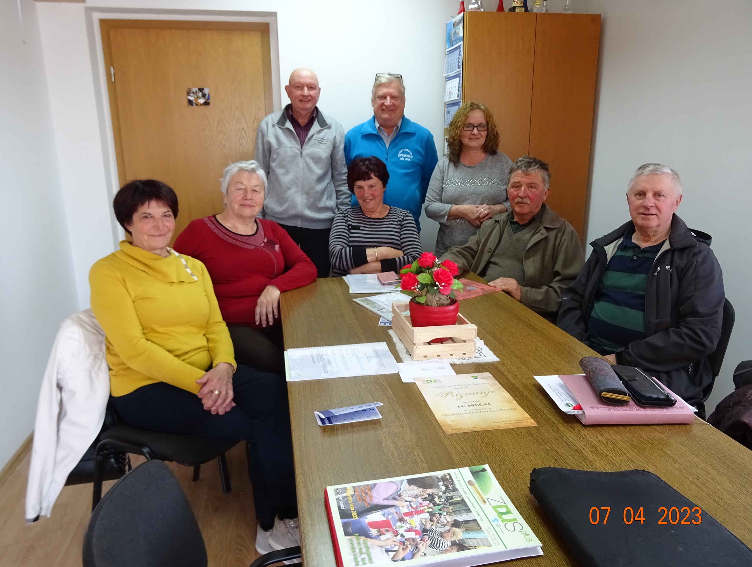 Spletna stran duprecna.com-obvestilo za članstvo