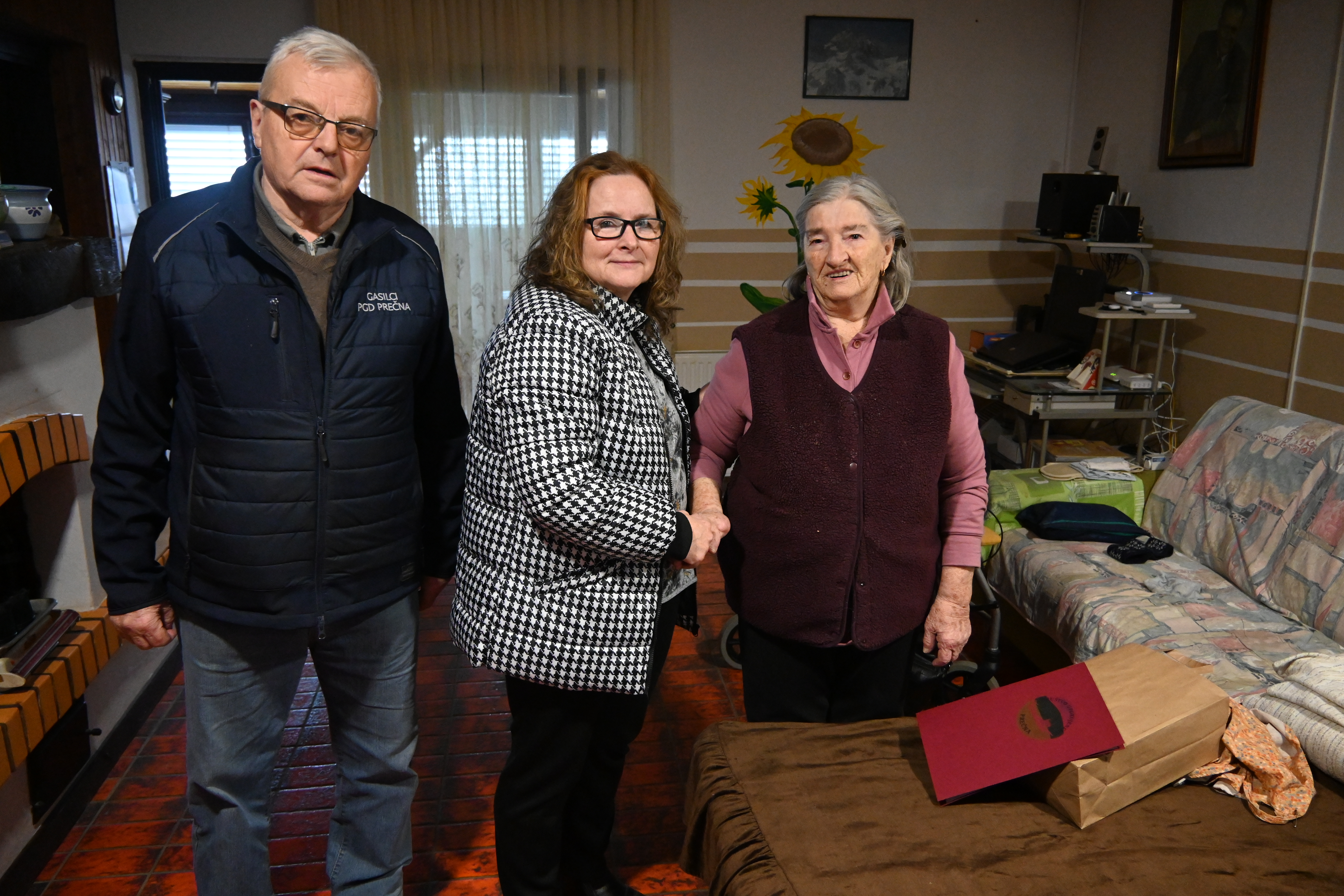 Obiskali slavljenko Malnar Jožo