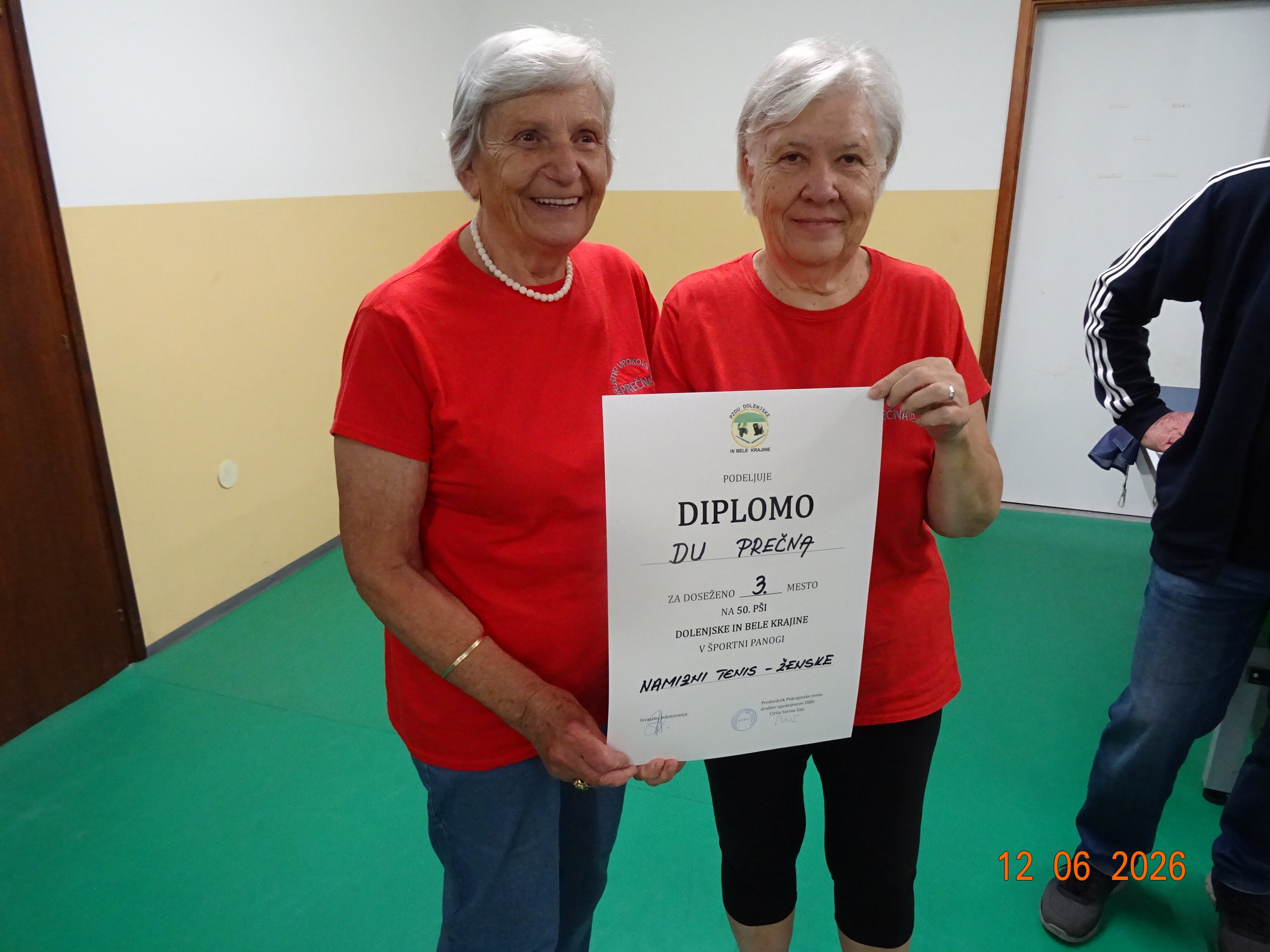 50. Športne igre upokojencev PZDU – DBK, namizni tenis ženske.